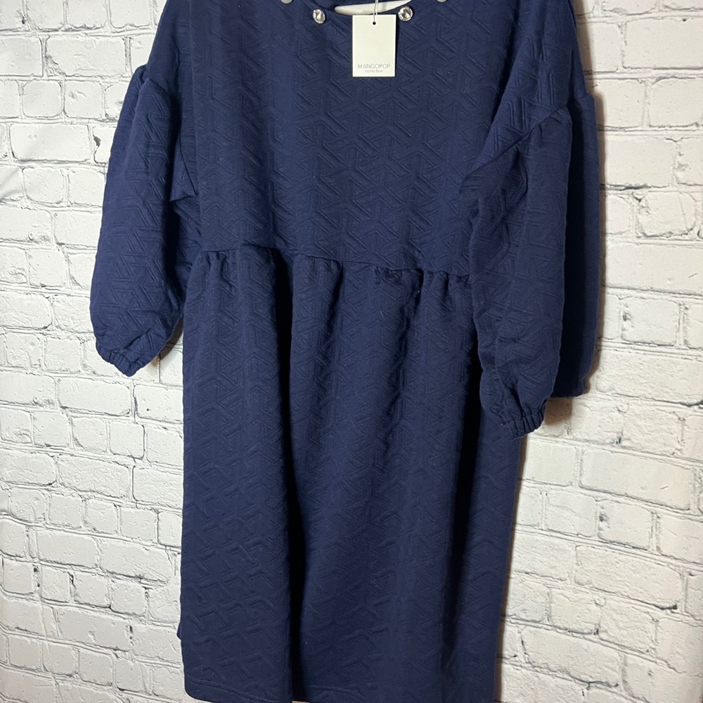 Simply Southern Navy Dress with Button Accents